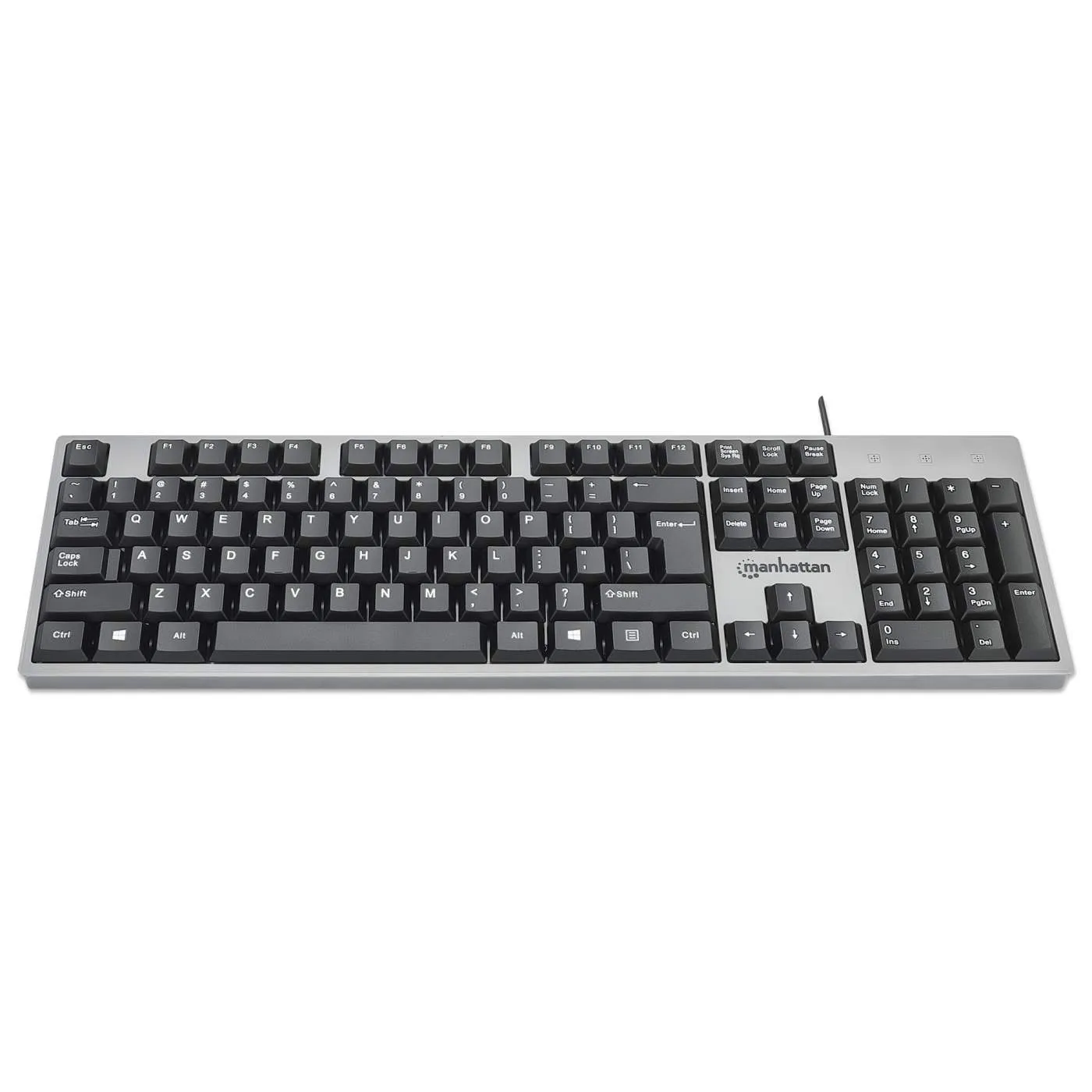 USB Computer Keyboard - Full SIze - 104 keys - For Windows, PC, Laptop