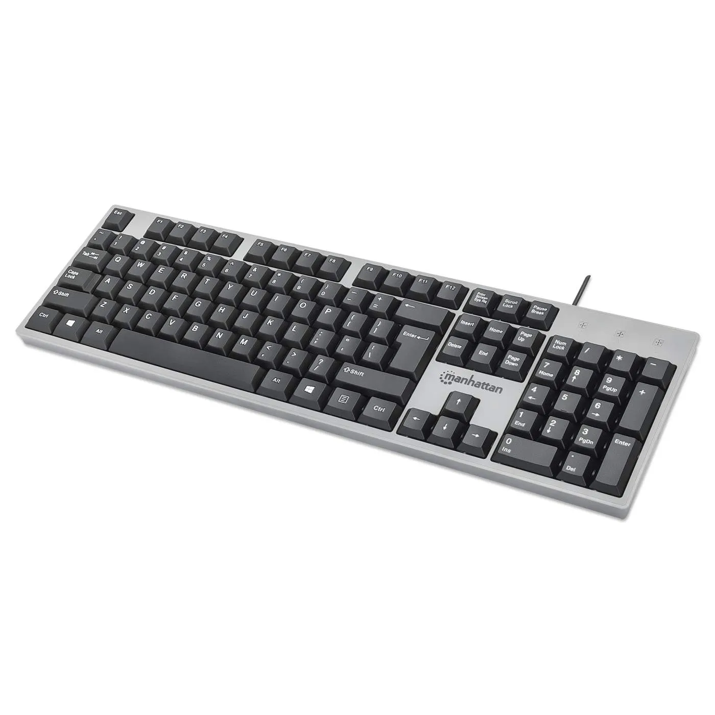 USB Computer Keyboard - Full SIze - 104 keys - For Windows, PC, Laptop