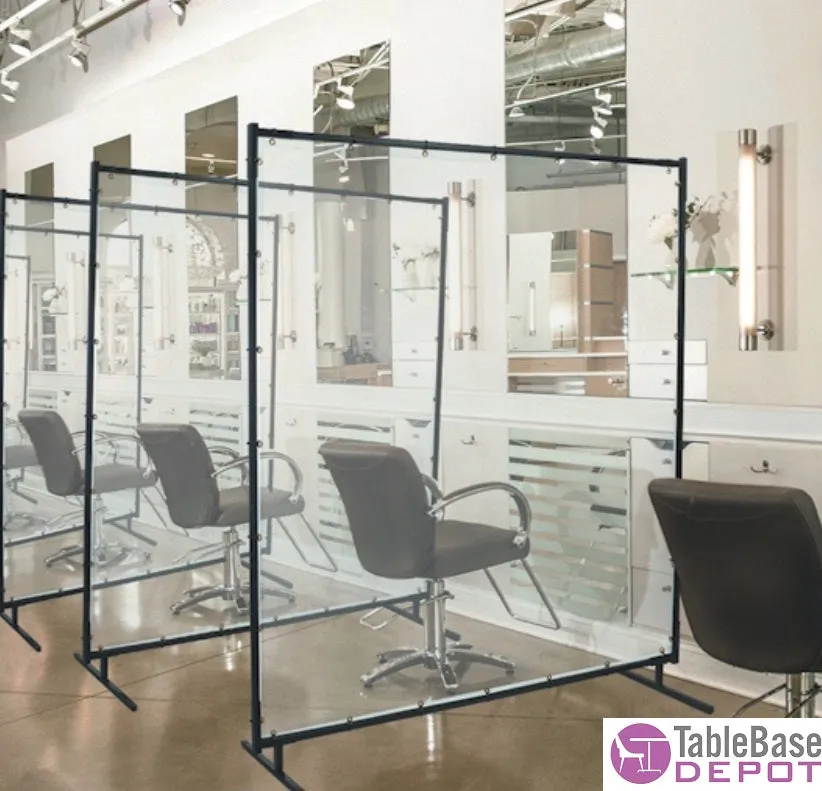 Versatile Mobile Fire Retardant PVC Room Divider Partition Fast Setup