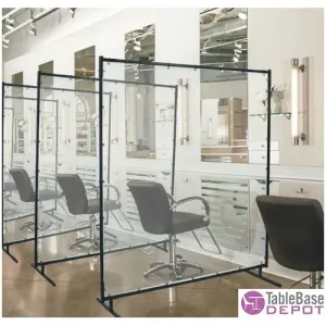 Versatile Mobile Fire Retardant PVC Room Divider Partition Fast Setup