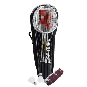 Yonex 4 Player Badminton Set (4 Racq/shuttles/Net/Posts)
