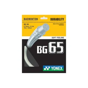 Yonex BG65 Pack - White