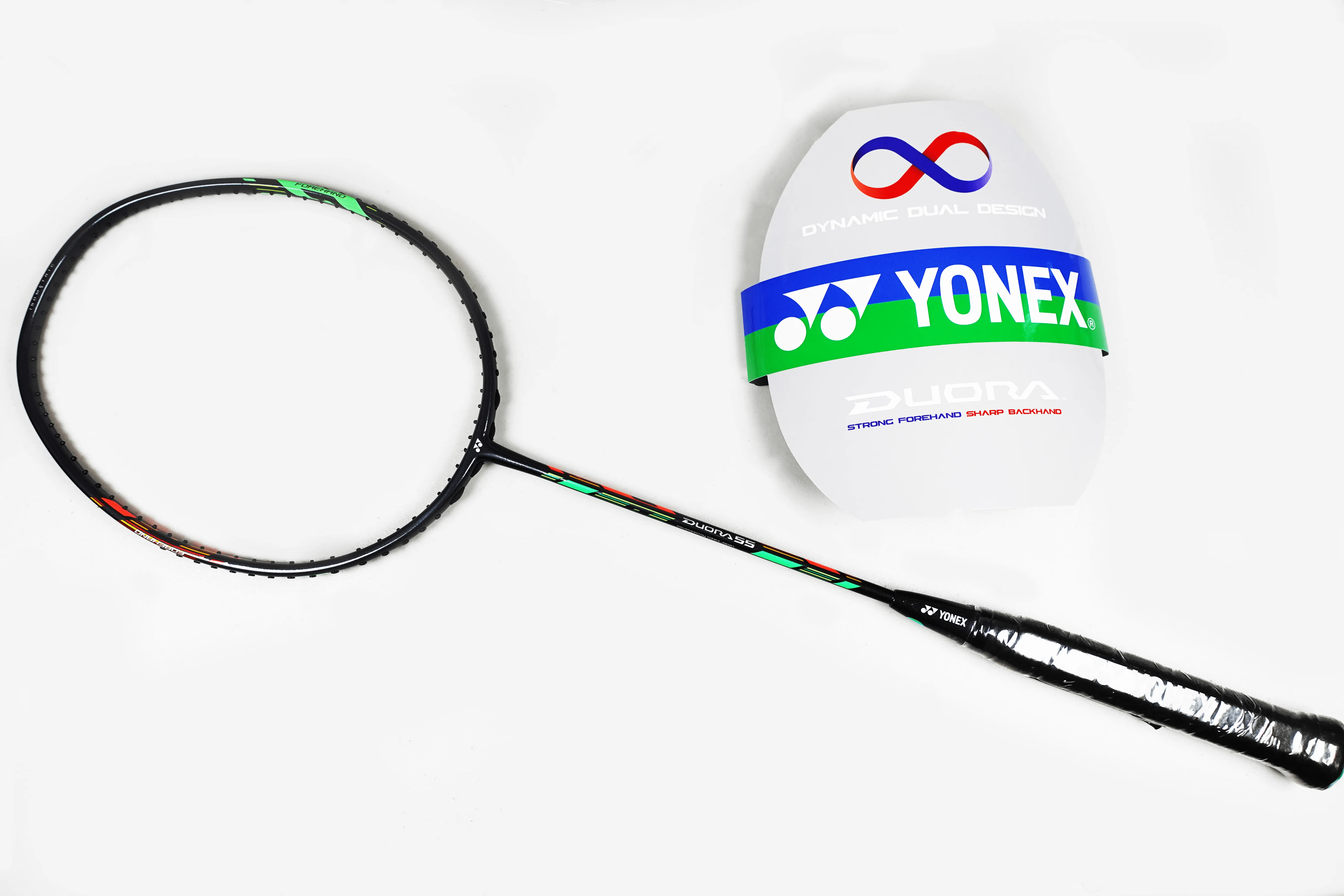Yonex Duora 55 (Dark Grey) Strung (BG65-24lbs)