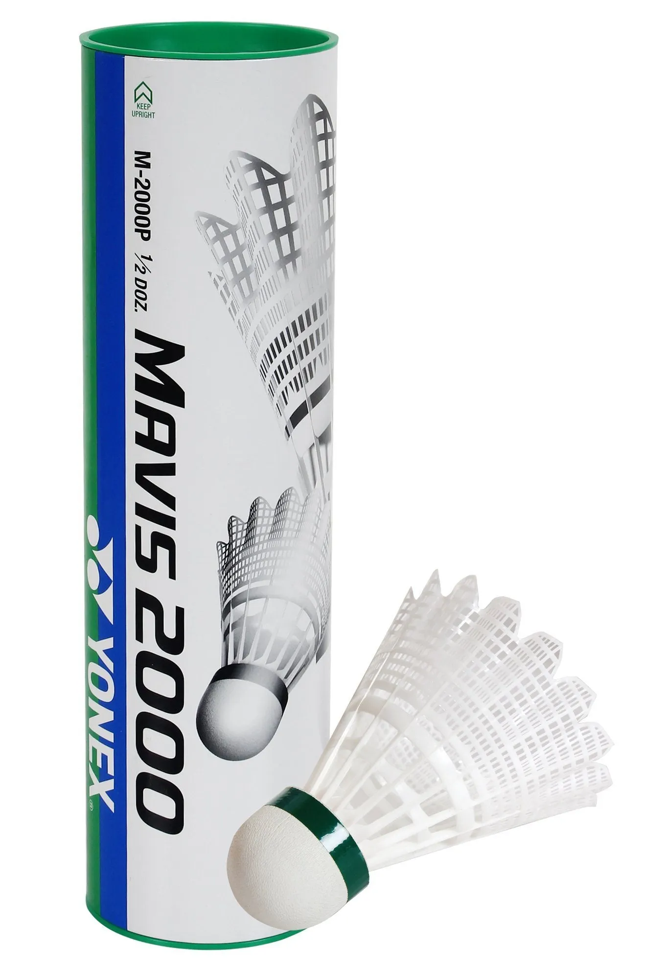 Yonex Mavis 2000 CP Nylon Shuttle 6-Pack Middle Speed