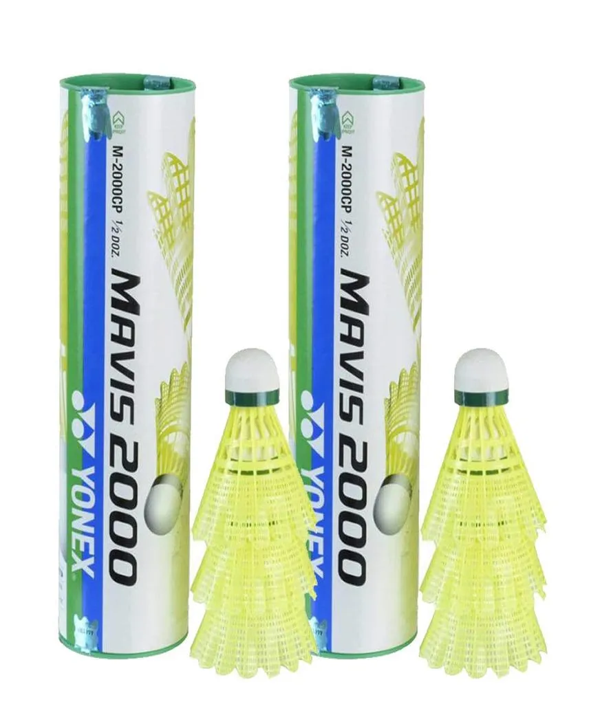 Yonex Mavis 2000 Yellow Green Shuttle Cock