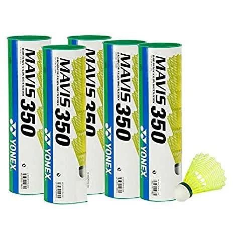 Yonex Mavis 350 Yellow Green Shuttle Cock