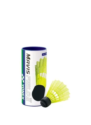 Yonex Mavis Field 2 Shuttle 1/4 dozen (3 in the tube) - Blue Cap - Medium Speed